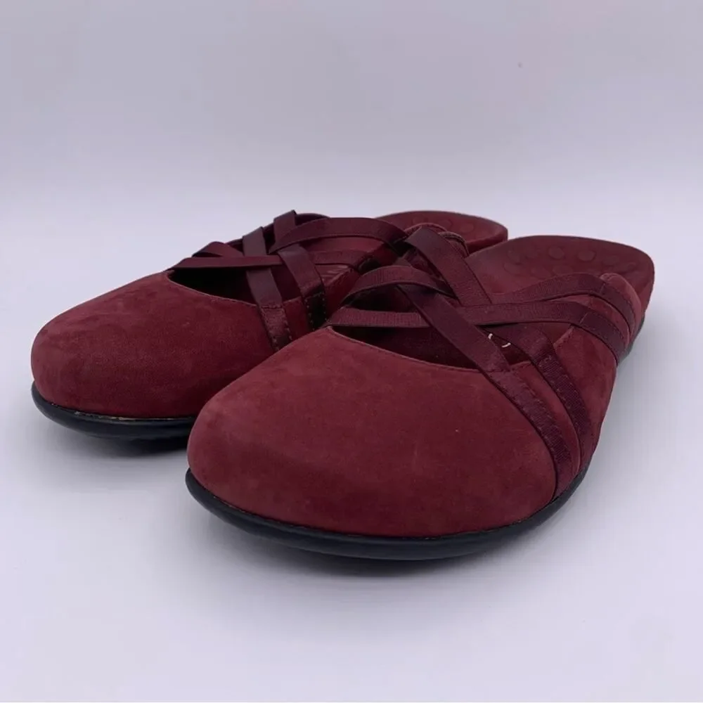 Vionic Claire Suede Slip On Mules Casual Flat Women Shoes - Size: 6 - Picture 8 of 14